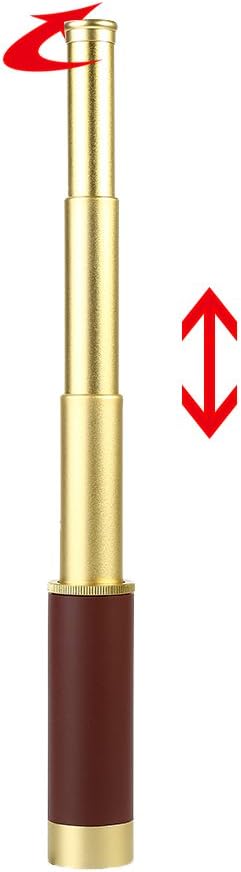 Monokular Teleskop, handgehaltenes zusammenklappbares Teleskop aus Aluminiumlegierung, 25x30 tragbar