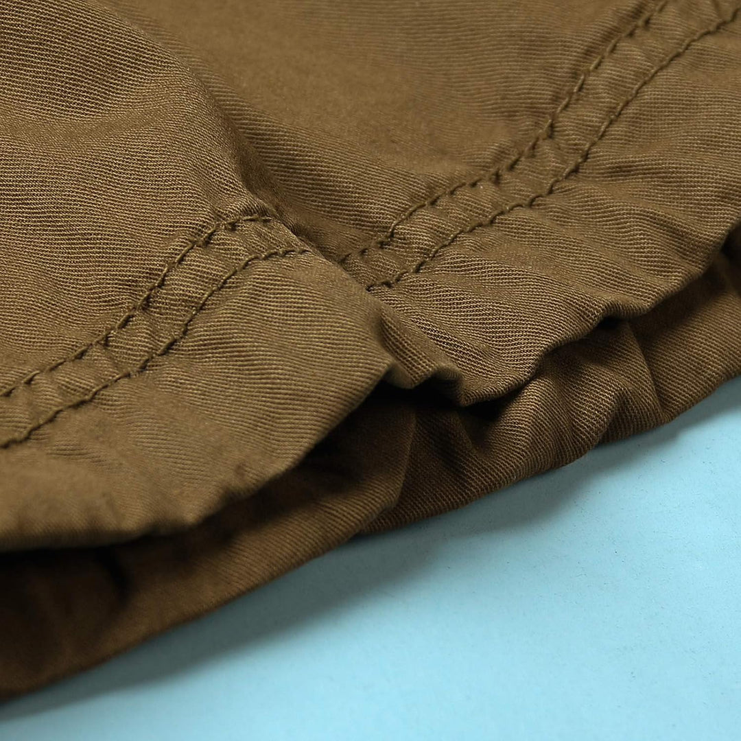 Aeslech Shorts für Frauen mit mehreren Taschen, Cargo-Casual Sommer 16 Coffee, 16 Coffee