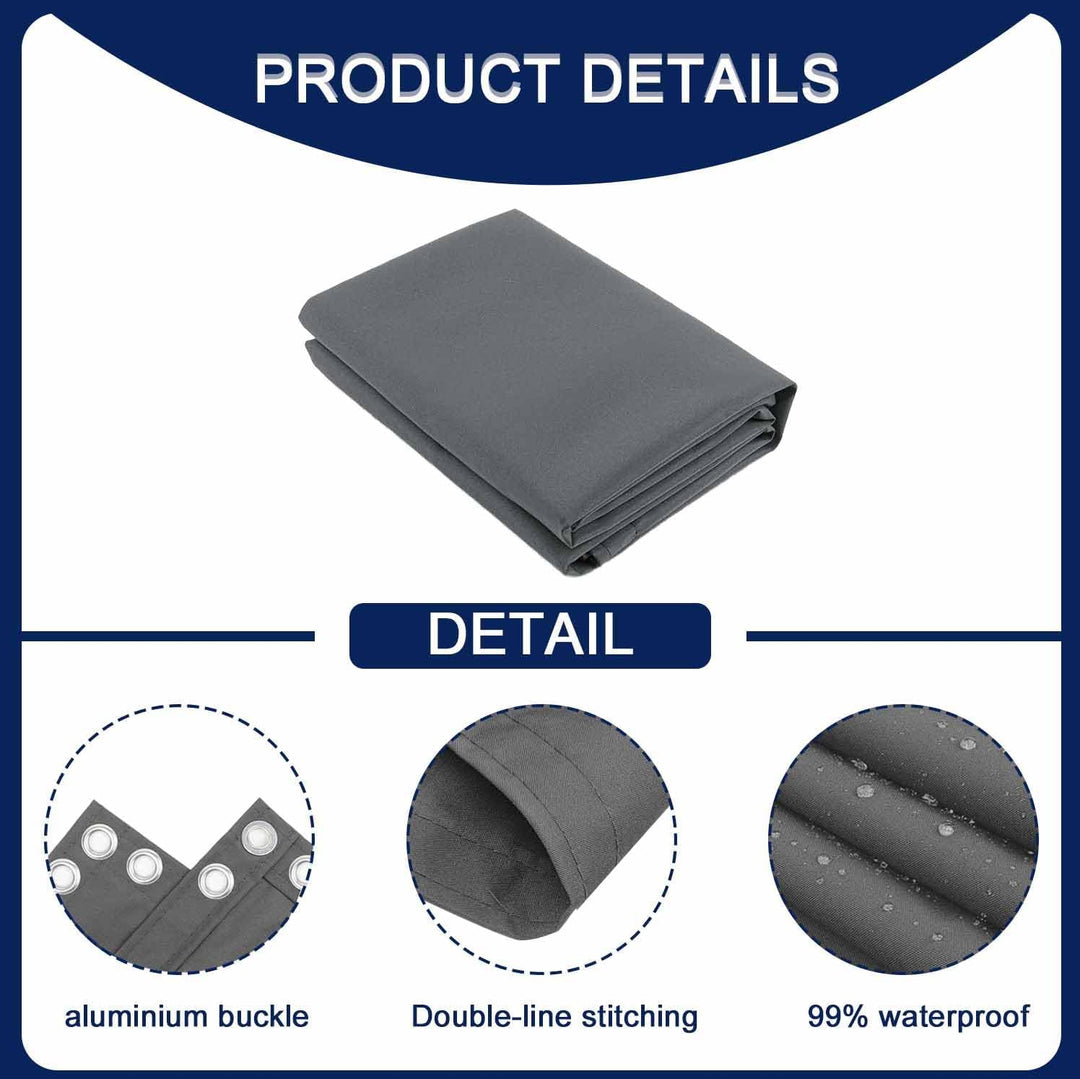 MENGH Balkon Sichtschutz (315 Grössen 6 Farben) Balkonabdeckung Balkonsichtschutz blickdichte Wind-