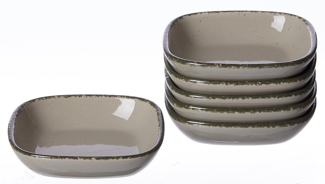 Ritzenhoff & Breker Dipschalen-Set Casa, 6-teilig, 10x10 cm, Nougat Dipschalen Nougat, Dipschalen No