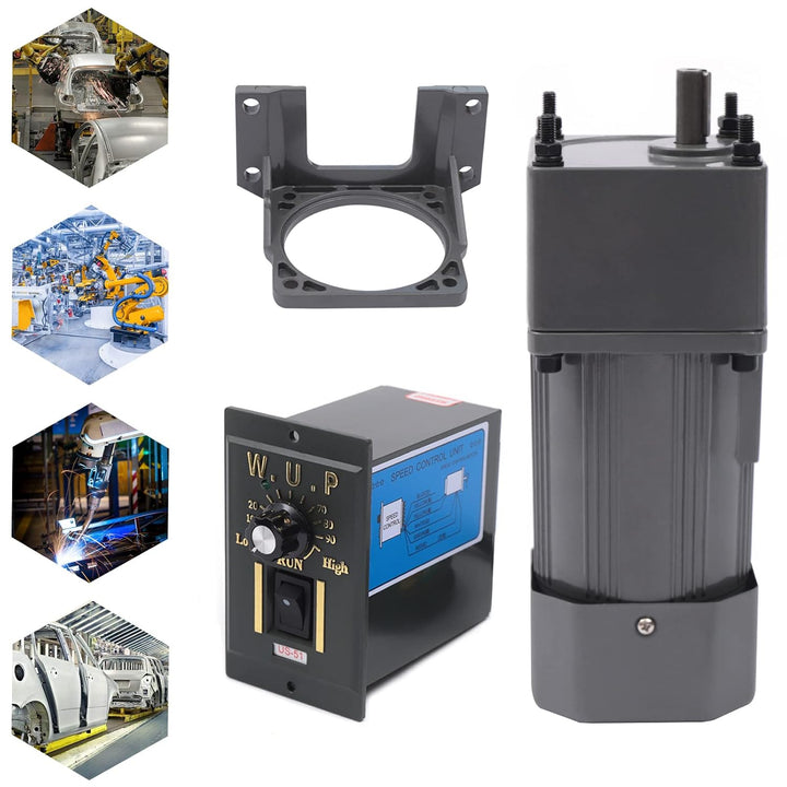 Motor Mit Frequenzumrichter, Drehzahl Stufenlos regelbarer Frequenzumrichtermotor mit Getrieberegler