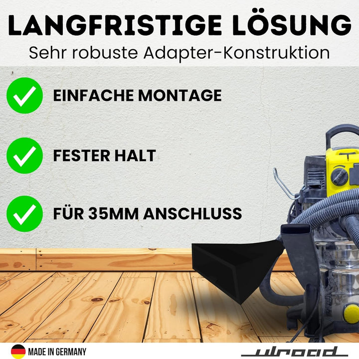 Adapter Absaugung passend für Metabo Kreissäge TK 1685 1688 kompatibel mit Kärcher C35 WD3 WD4 WD5 W