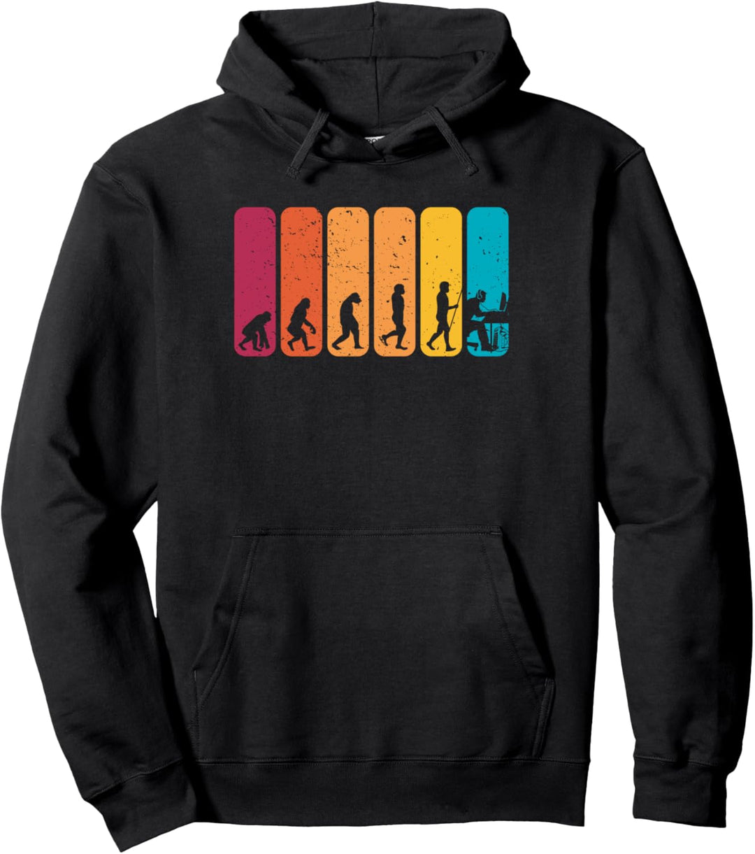 Evolution Gamer | Computer Freak Geek Nerd PC Game Pullover Hoodie