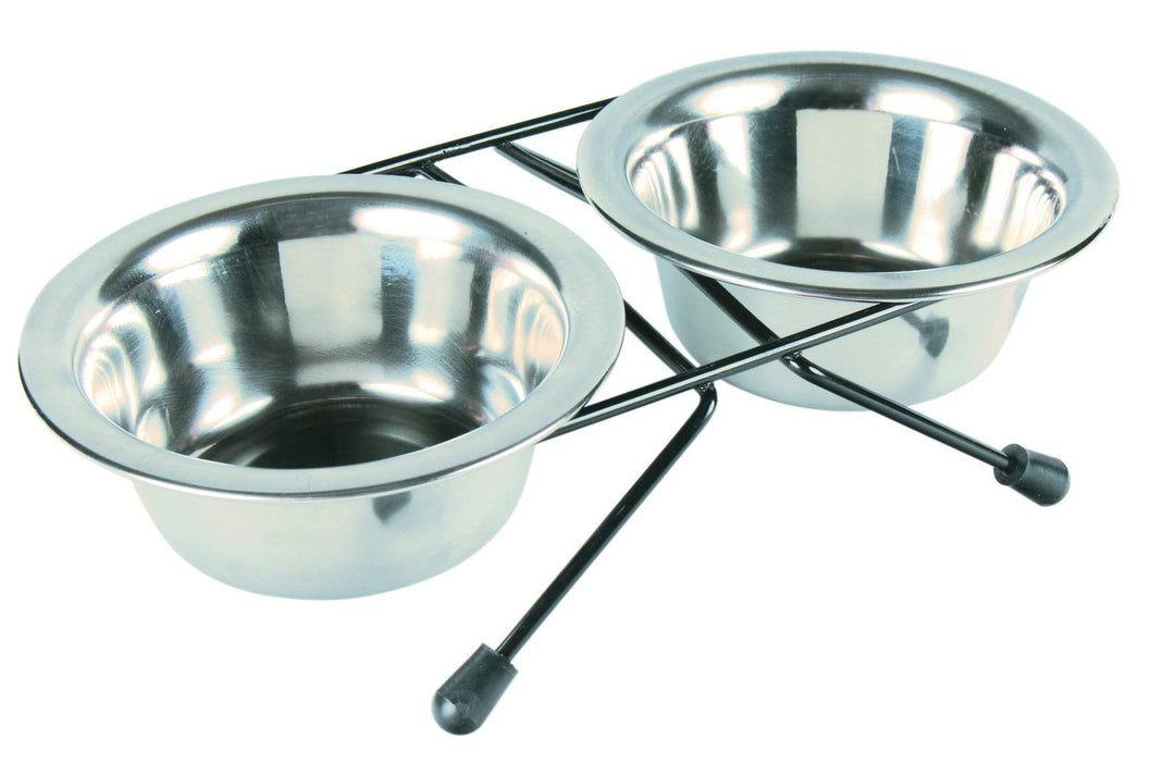 Trixie, Napf-Set Eat on Feet 2 × 1,8 l/ø 21 cm