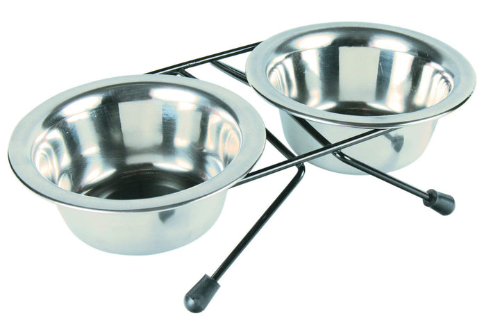 Trixie, Napf-Set Eat on Feet 2 × 1,8 l/ø 21 cm