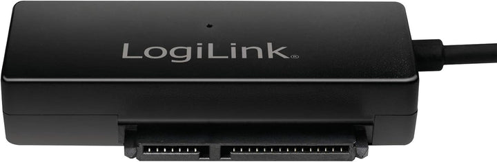 LogiLink AU0050 USB 3.0 auf SATA 3G/6G Adapter mit an/aus Schalter Schwarz