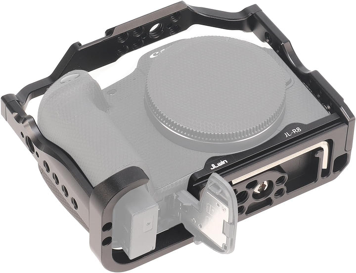FOTGA Kamerakäfig für Canon EOS R8 Kamera, Aluminium Video Vlogging Käfig Stabilisator Rig mit Kalts