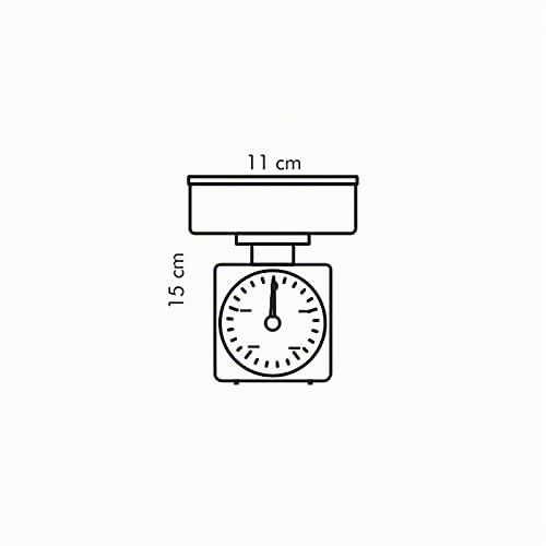 Tescoma T634520 Accura Küchenwaage 0,5 kg, Weiss 500g, 500g