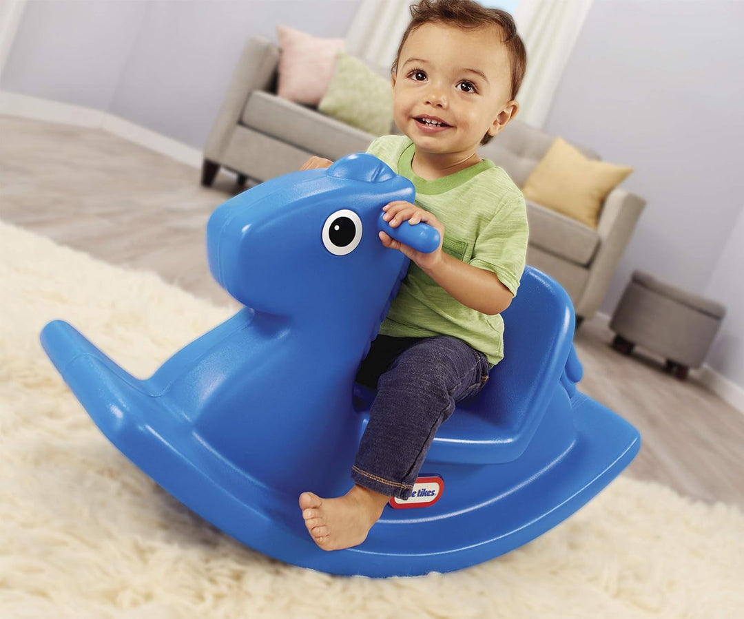 Little Tikes 173950E3 Schaukelpferd aktives Spiel für Kleinkinder, Griffe &amp; Stabiler Sattel für Sich