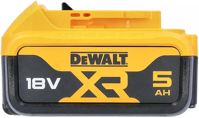 Dewalt B DCB184 5,0 Ah 18 V XR Lithium-Ionen-Akku Doppelpack + DCB115 Ladegerät, Gelb, 2 x 5.0Ah & D