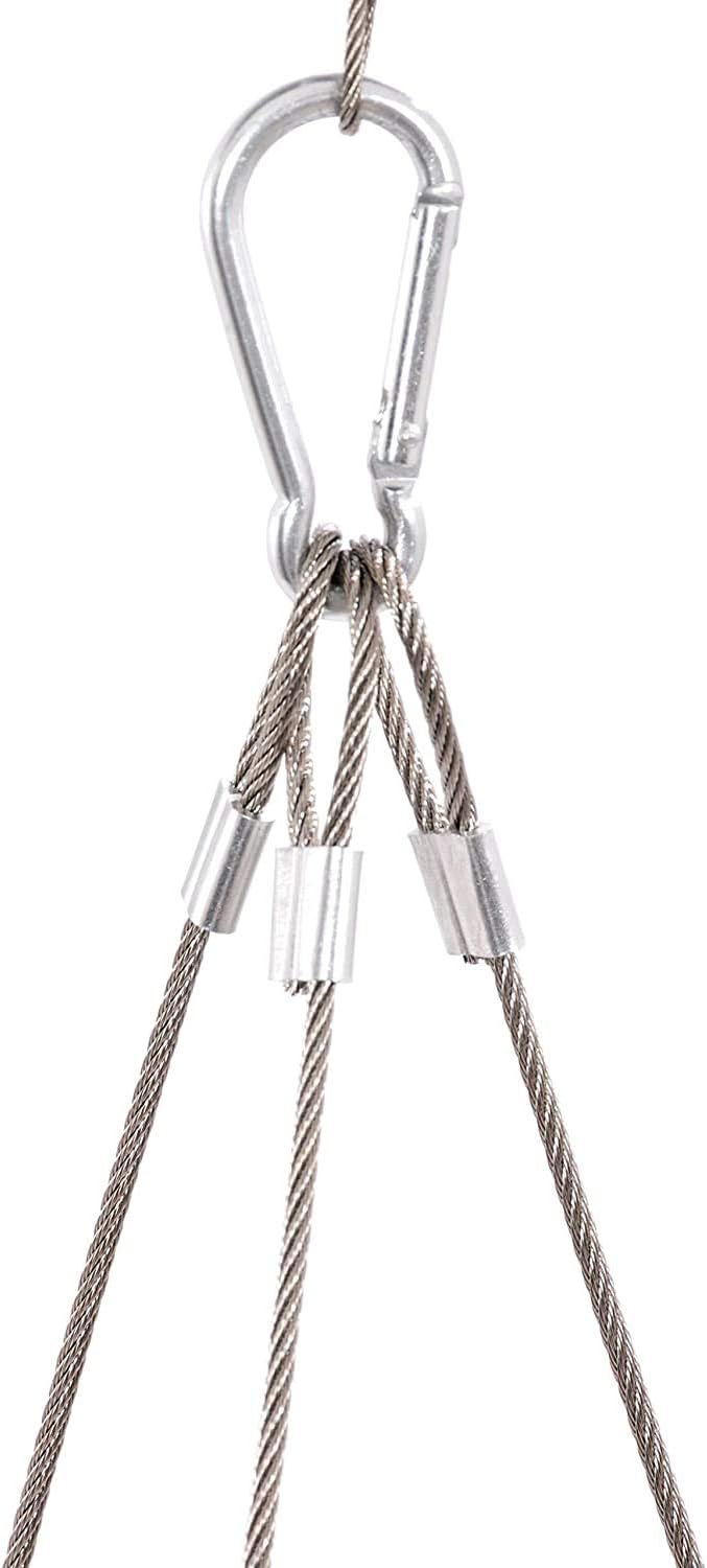 60 cm Grillrost Edelstahl für Schwenkgrill 3 Bein BBQ Grill Rost mit Seil neu