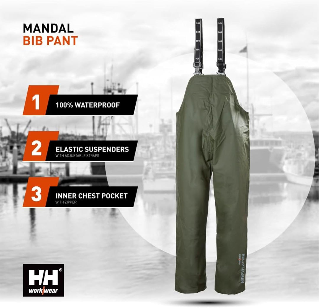 Helly Hansen Workwear Unisex Mandal Regen Helly Hansen Workwear, Grün, XL EU XL Grün, XL Grün