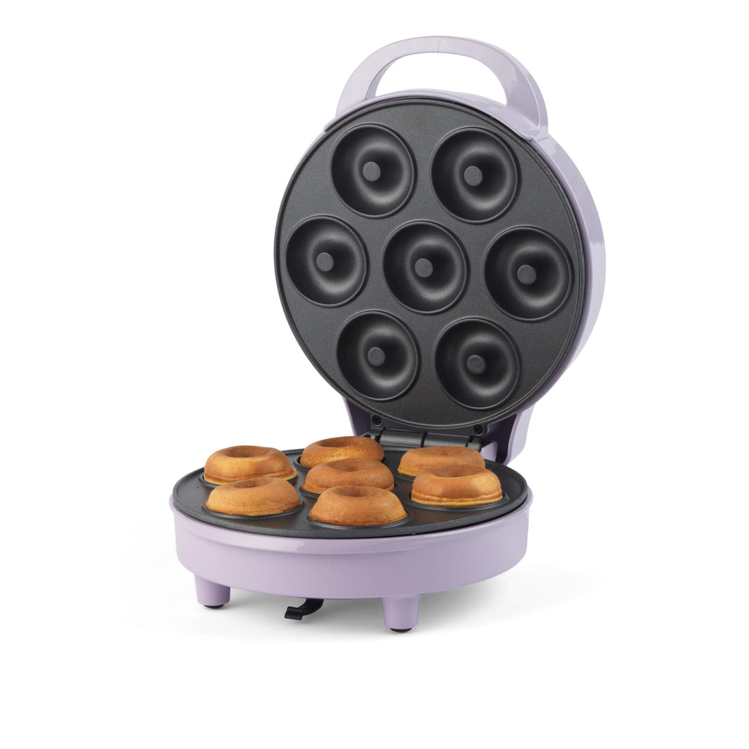 Giles & Posner Mini-Doughnut-Maker – Antihaft-Kochplatten für 7 Donuts, einfach zu reinigende Donutm