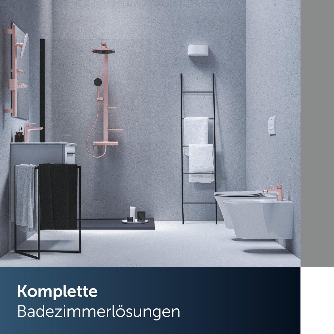 Ideal Standard Idealrain Alu+ 2-Funktionshandbrause, mit zwei Strahlarten (SilkRain und Rain) per Dr