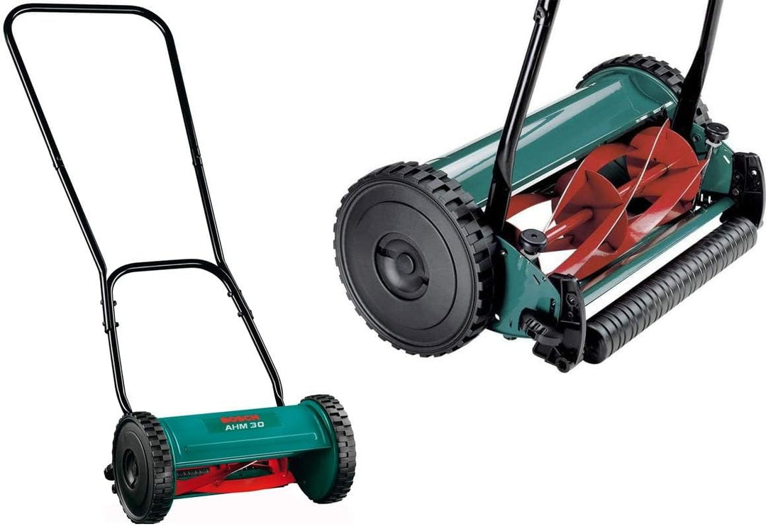 Bosch Home and Garden Handmäher AHM 30, Karton (4 Spindelmesser, Schnittbreite 30 cm, Schnitthöhe 12