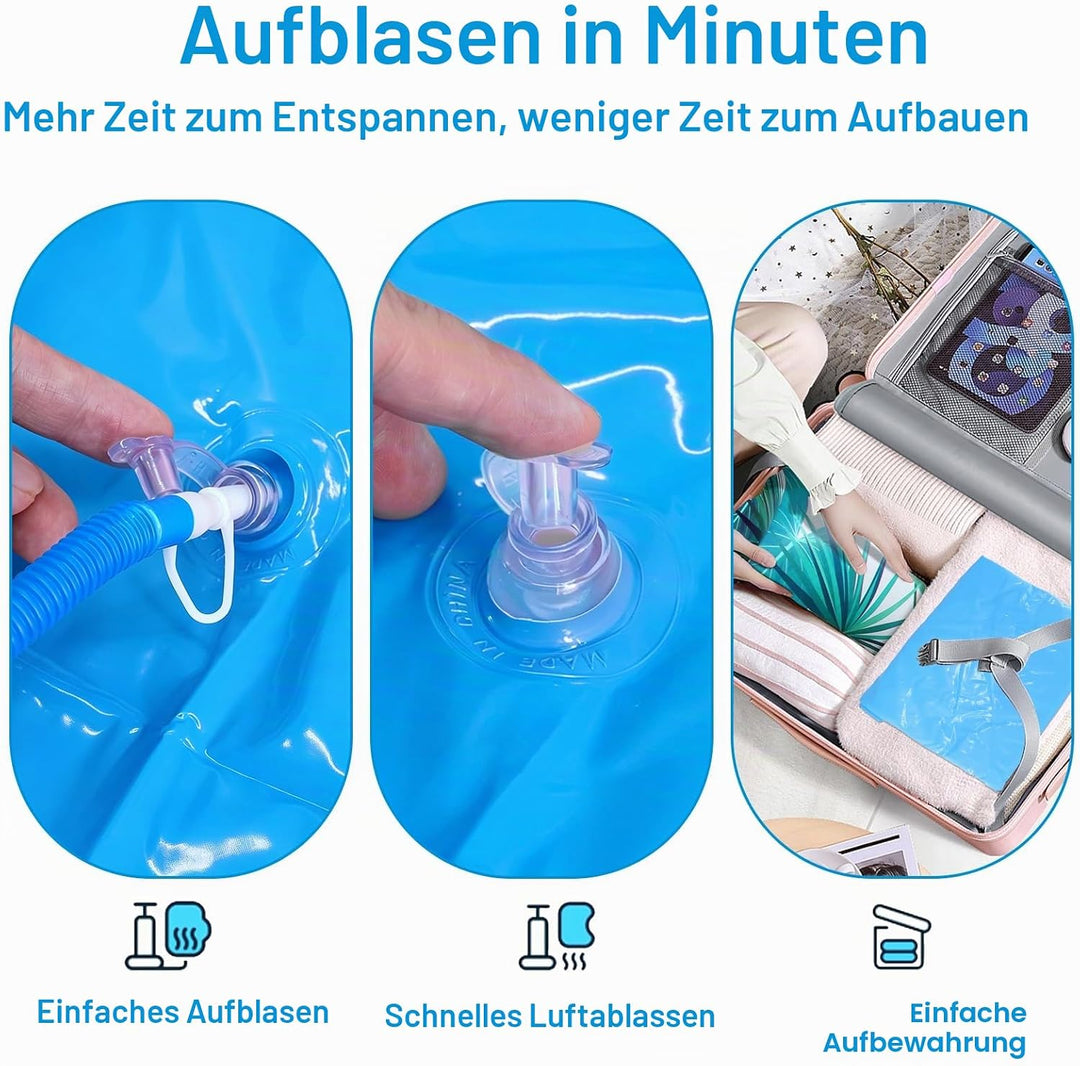 Luftmatratze Pool Seestern 150cm, Hängematte Pool Spielzeug Erwachsene Luftmatratze Wasser, Schwimml