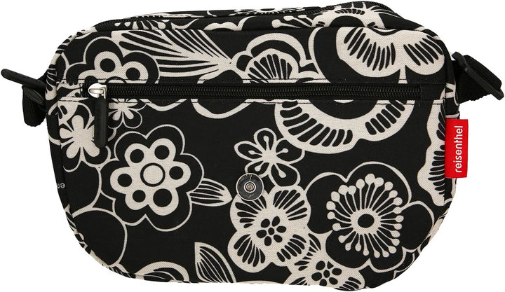 KLICKfix FunBag Handlebar Bag Fleur Black Single, Fleur Black Single