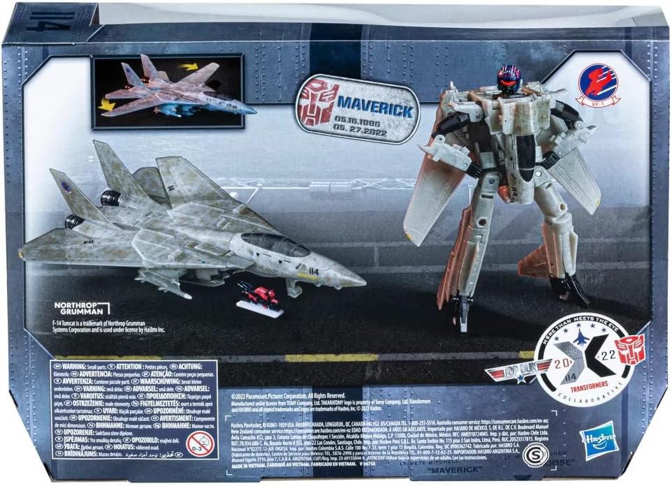 TRANSFORMERS Generations Collaborative Top Gun Maverick flugzeug F-14 Tomcat Robot Version 2022