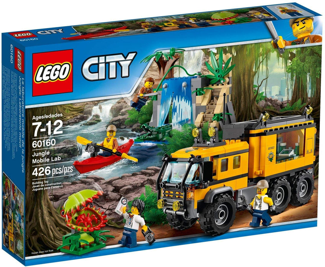 LEGO City 60160 - "Mobiles Dschungel-Labor Konstruktionsspiel, bunt
