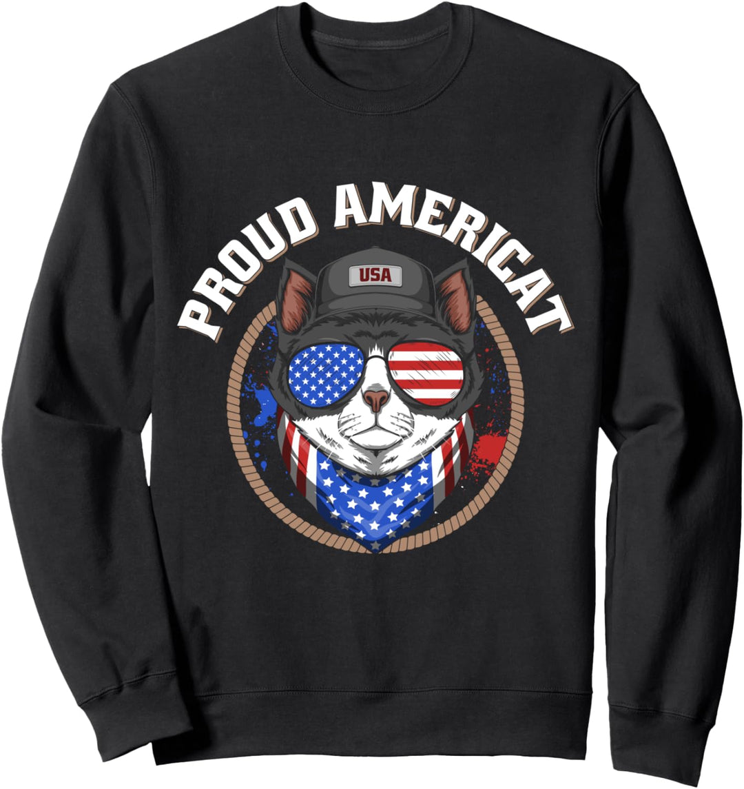 Lustige 4. Juli Patriotisch Stolzes Amerikanisches USA Sweatshirt