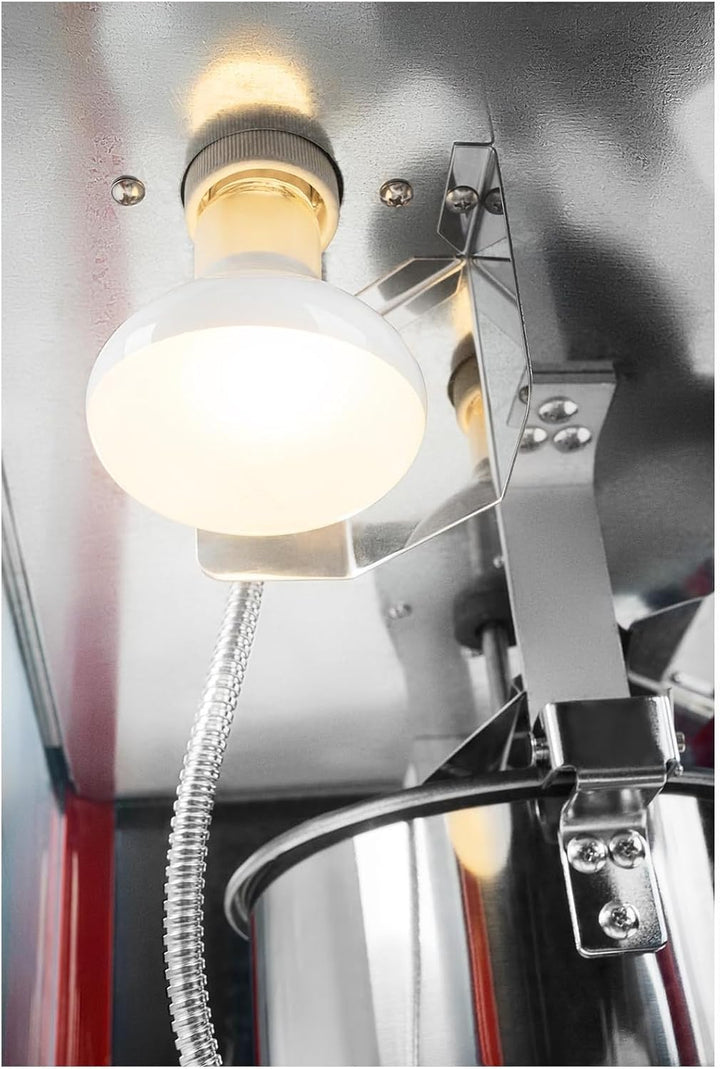 Royal Catering RCPS-16E.3-2F Popcornmaschine Retro-Design 150 °C / 180 °C 2 Temperaturen für süsses