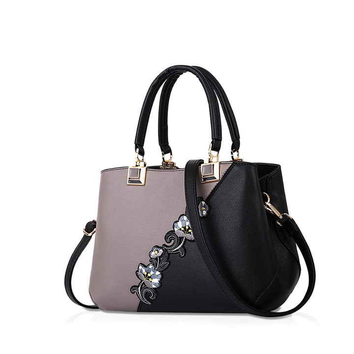 NICOLE &amp; DORIS Handtaschen Damen modische Damenhandtaschen taschen Damen Umhängetaschen mit Blumenmu