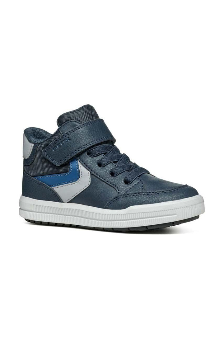 Geox Jungen J Arzach Boy A Sneaker 24 EU Blau 1, 24 EU Blau 1