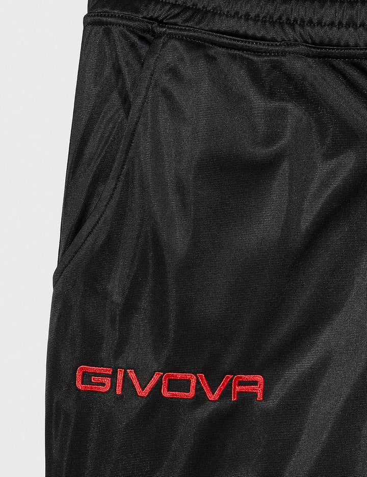 Givova Unisex Tr033 Jumpsuit (1er Pack) 5XS Schwarz-Rot, 5XS Schwarz-Rot