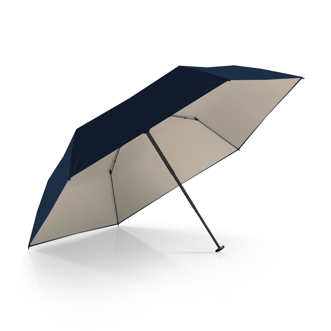 Doppler Zero extrem Leichter Mini Damen Taschenschirm UV-Schutz Ultra Sun - Navy-Ivory
