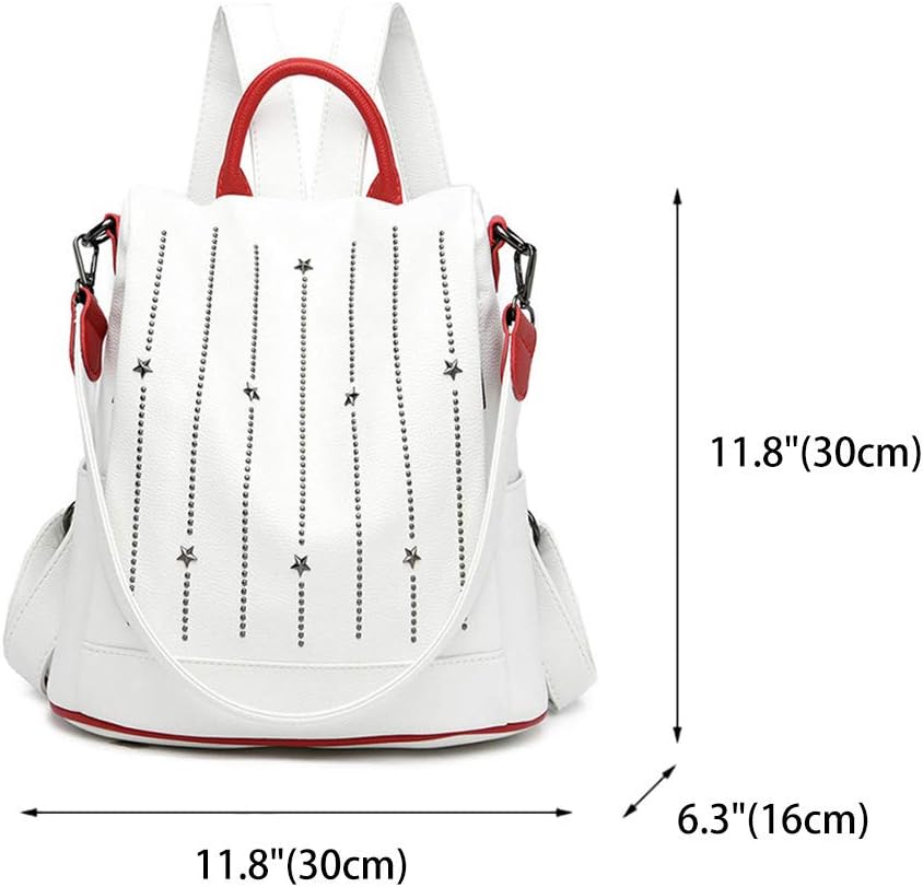 BUKESIYI Damen Tasche Rucksack Handtasche Frauen backpack Klein Anti Diebstahl Schulrucksack Laptop