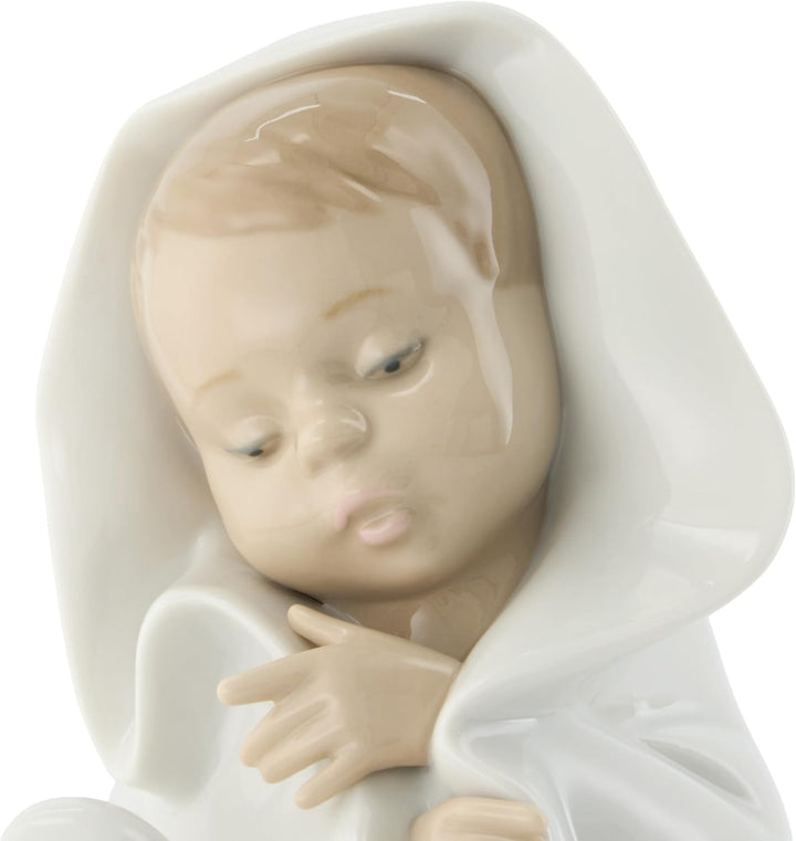 NAO Porcelain by Lladro All Bundled UP (Baby Wrapped IN Blanket) 2001340