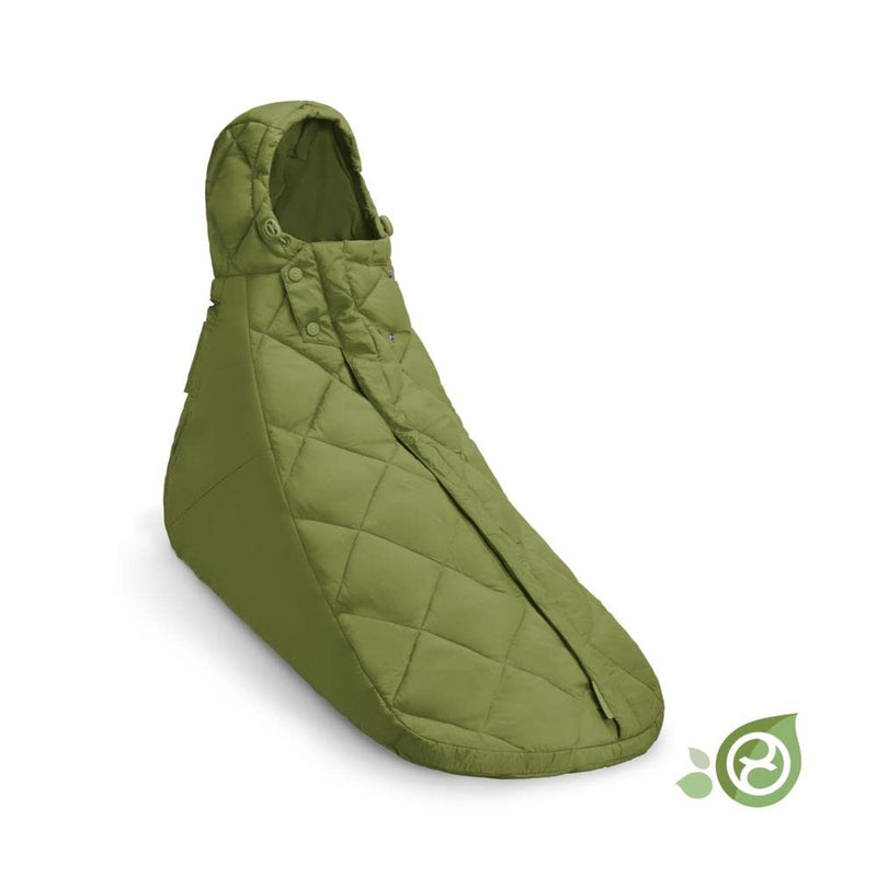 CYBEX Gold Fusssack Snøgga Mini 2, Für Babyschalen, Ab Geburt bis ca. 24 Monate, TOG 4, Nature Green