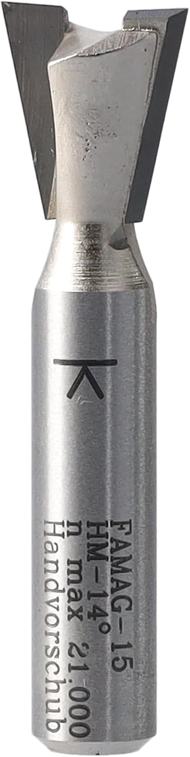 FAMAG Grat- und Zinkenfräser Set | 3-teilig : 12,7x12,7 mm, 14,3x12,7 mm &amp; 22x22 mm | Für Verbindung