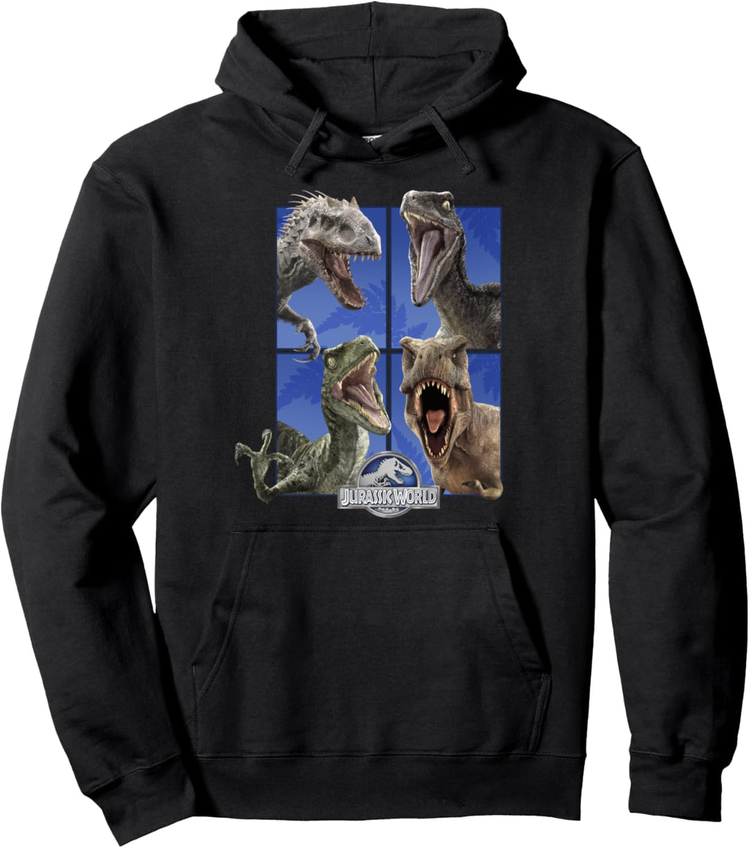 Jurassic World Group Of 4 Dinosaur Roars Pullover Hoodie