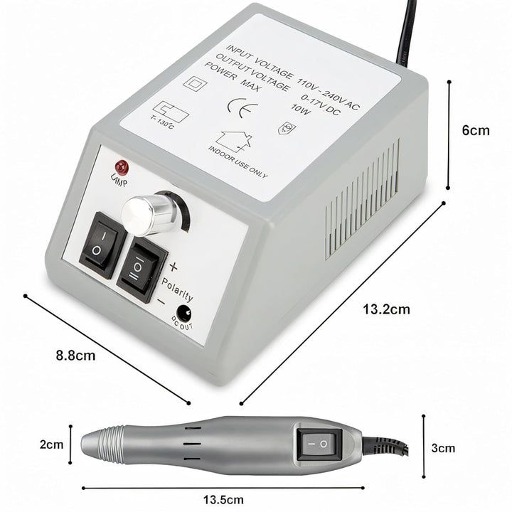 Retoo Nagelfräser Elektrische Nagelfeile Professionelles Maniküre Pediküre Einstellbarer Geschwindig