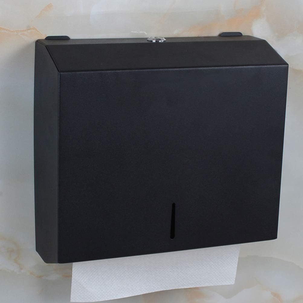 DOITOOL Wand-Papierhandtuchspender Edelstahl Taschentuchhalter Hand Papierhandtuchspender für Büro B