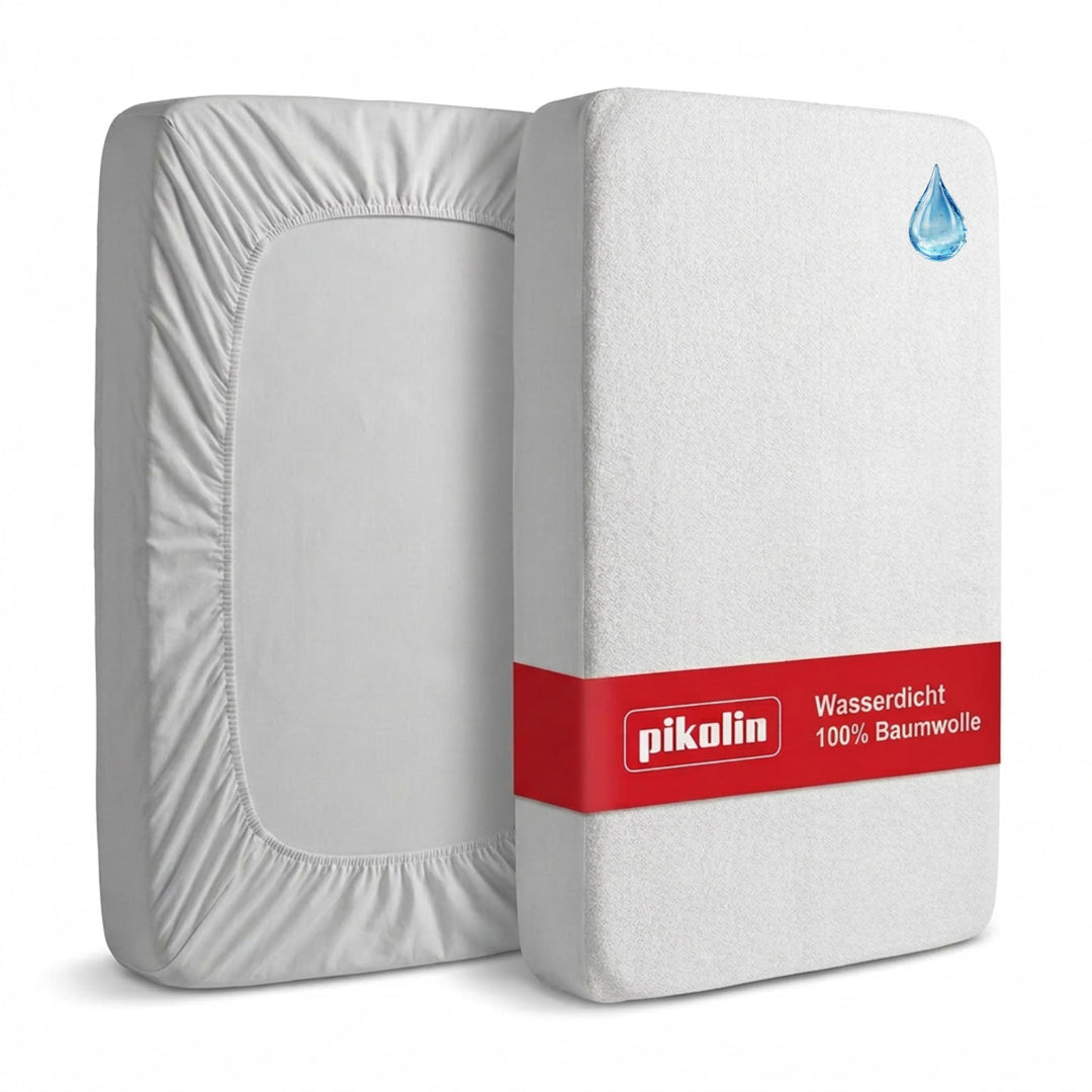 Pikolin Home - Extra weicher Frottee-Matratzenschoner (100 % Baumwolle) mit wasserdichter und atmung