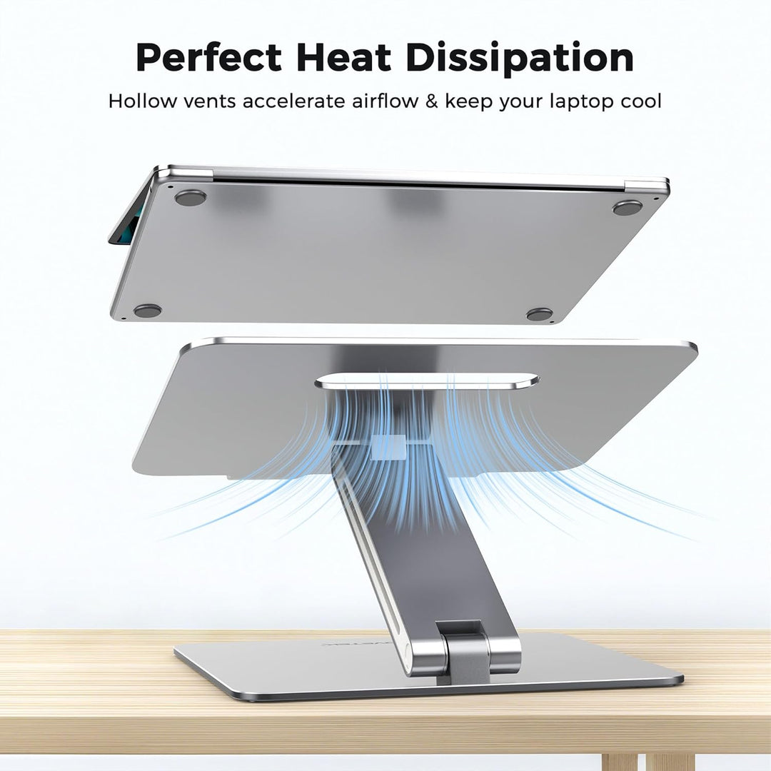 AboveTEK Laptop Ständer, Notebook Ständer mit Verstellbar Multi-Winkel, Laptopständer für MacBook Pr