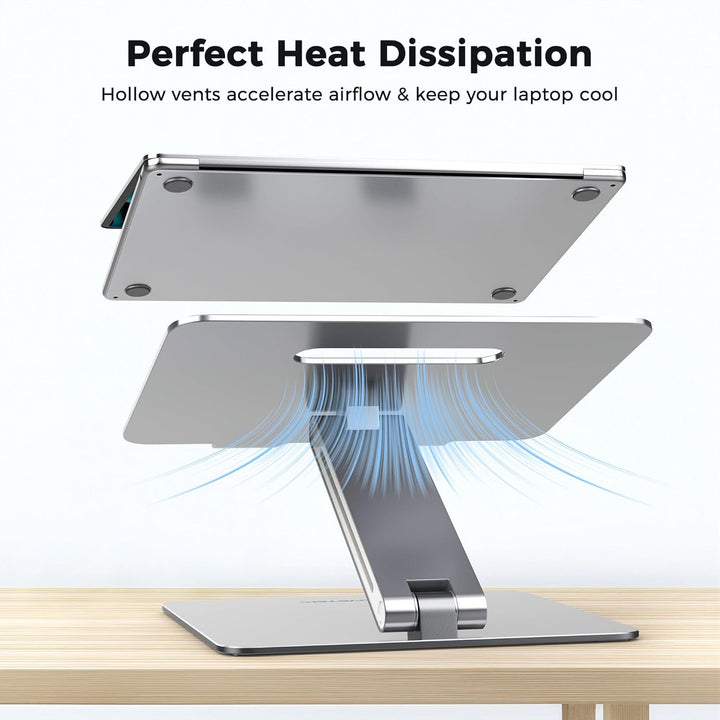 AboveTEK Laptop Ständer, Notebook Ständer mit Verstellbar Multi-Winkel, Laptopständer für MacBook Pr