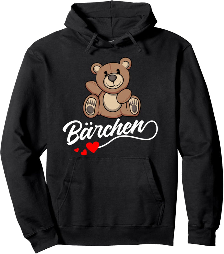 Bärchen Knuddelbär Teddybär Liebesbär Valentinstag Liebe Pullover Hoodie