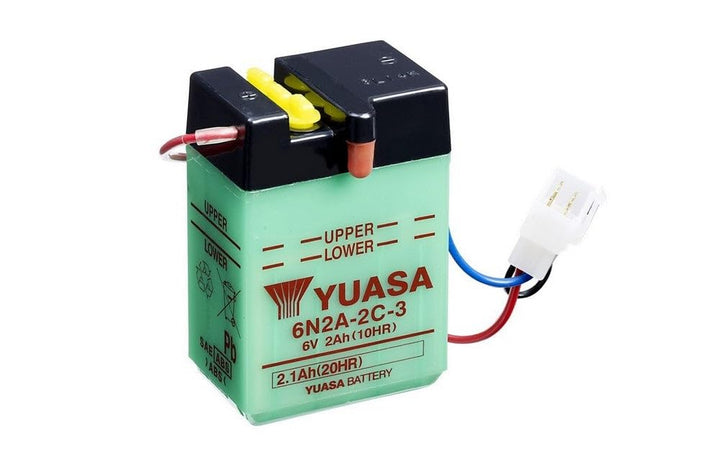 YUASA BATTERIE 6N2A-2C-3 offen ohne Saeure