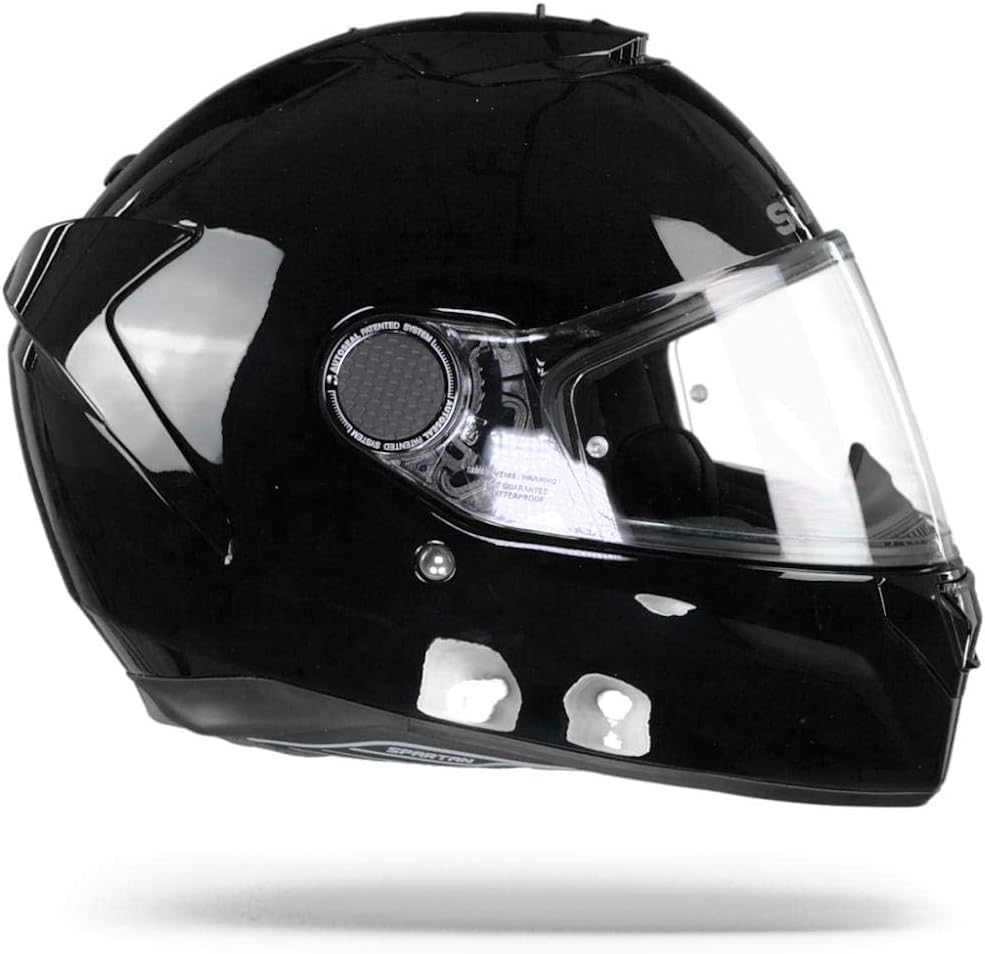 SHARK Herren Spartan Motorradhelm, Weiss, Grösse XXL x Schwarz, Schwarz