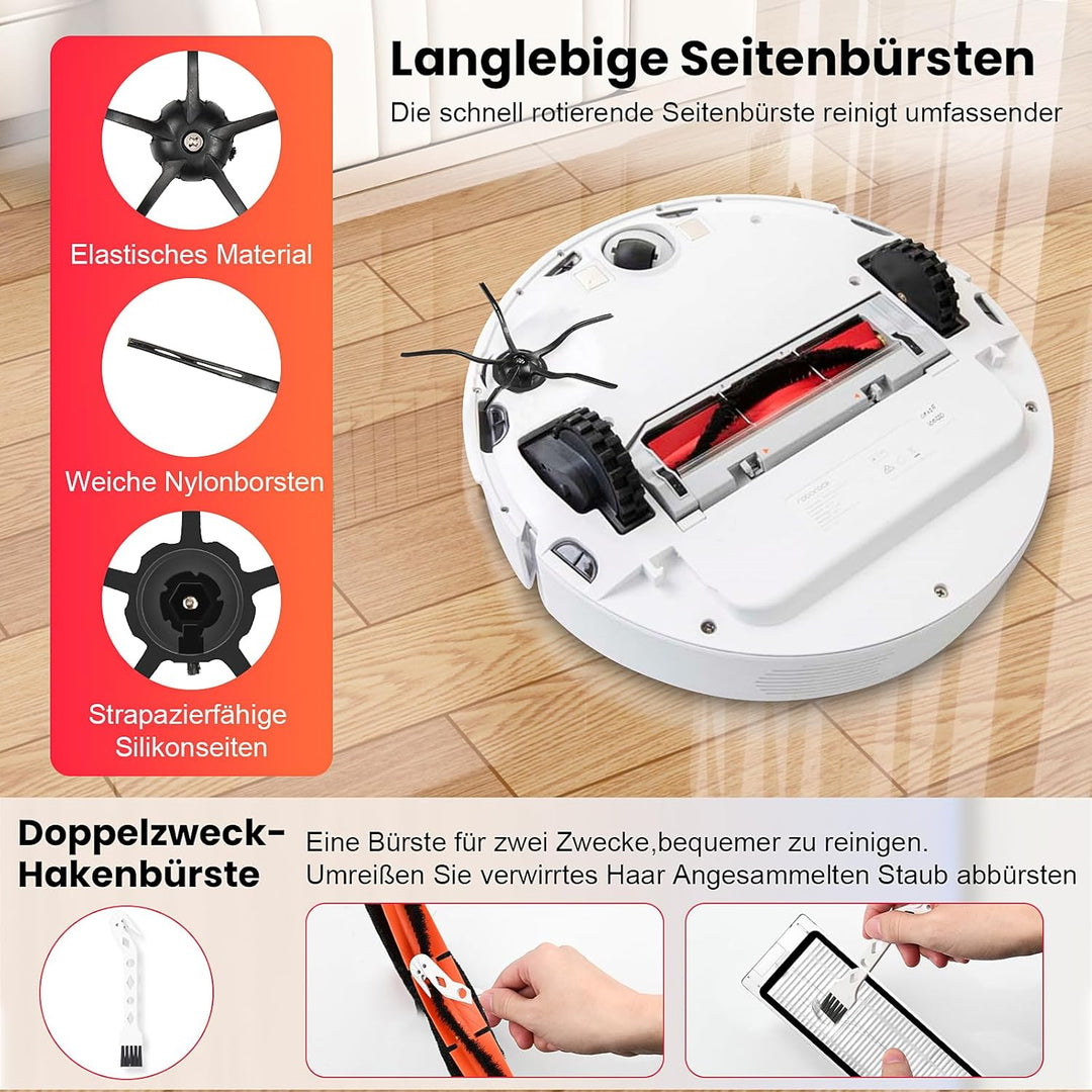 14 Stück Zubehörset für Xiaomi Roborock S6 / S5 Max / S5 / S6 Pure / S6 Maxv / S60 / S65 Saugroboter