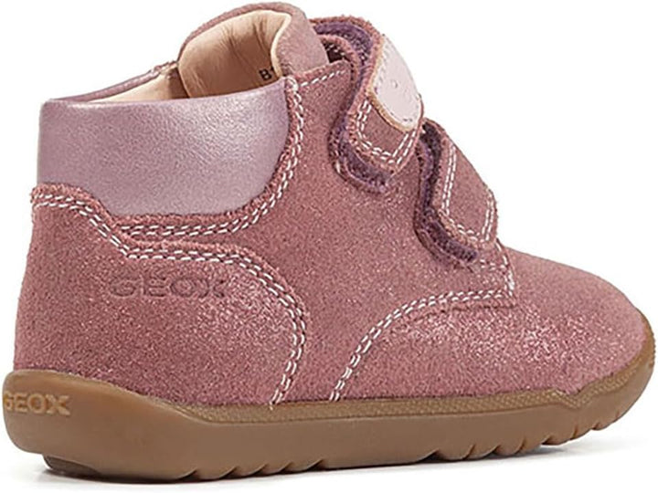 Geox Baby - Mädchen B Macchia Girl CSneaker 18 EU Rose, 18 EU Rose