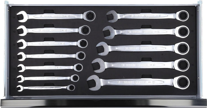 KS Tools 918.0100 1/4"+1/2" CHROMEplus Universal-Werkzeug-Satz, 99-tlg. GEAR