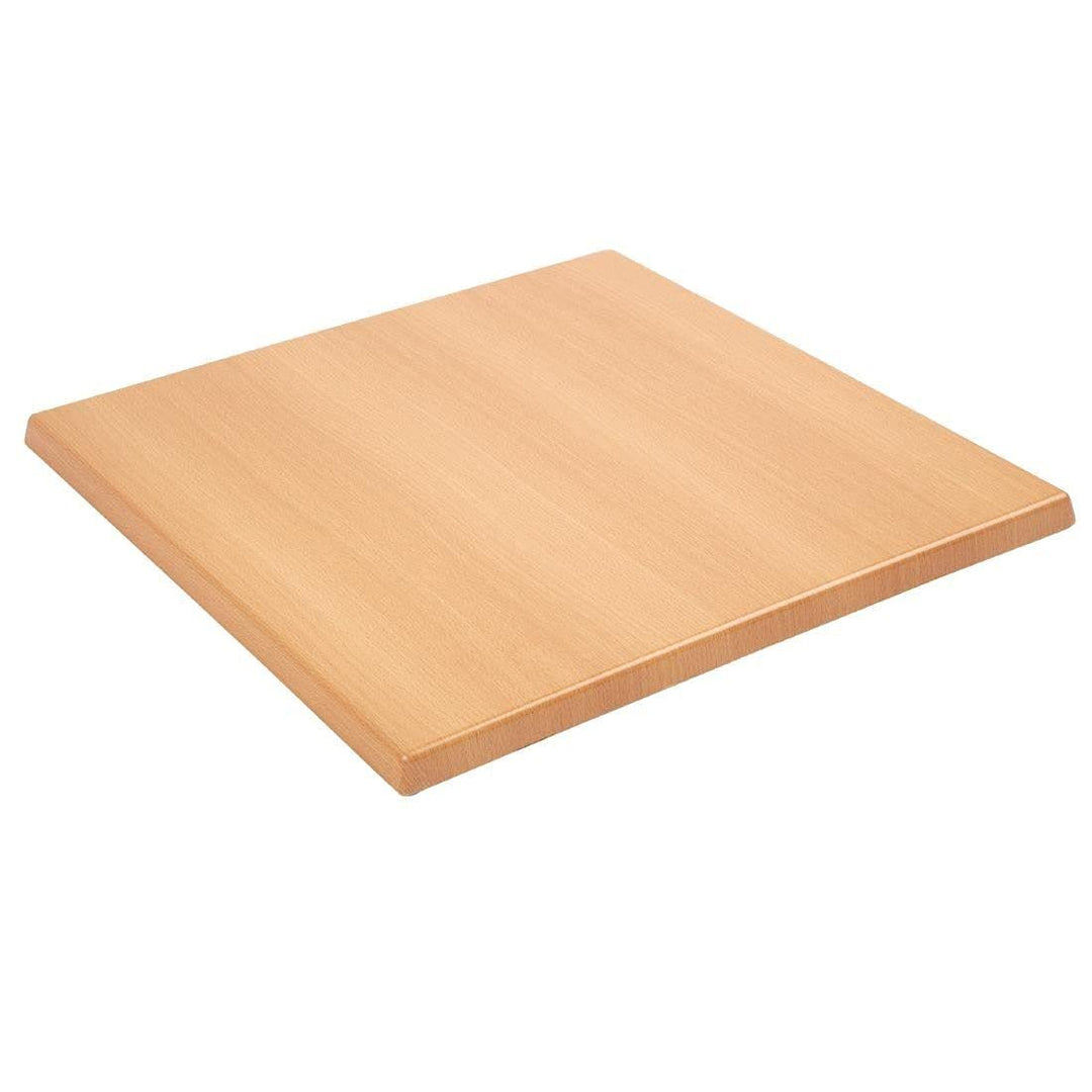 Bolero quadratische Tischplatte Buche 60cm 600(L) x 600(W)mm, 600(L) x 600(W)mm