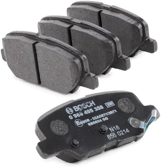 Bosch BP1650 Bremsbeläge - Hinterachse - ECE-R90 Zertifizierung - vier Bremsbeläge pro Set