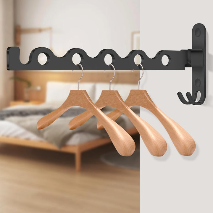 Kleiderhaken Klappbar, Kleiderlüfter Kleiderständer Wand Klapphaken Wandhaken Balkon kleiderstange f