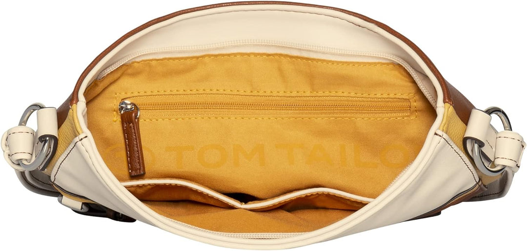 TOM TAILOR bags Jule Damen Umhängetasche Crossbody Bag Klein 27 x 9 x 25 Mixed Cognac, 27 x 9 x 25 M
