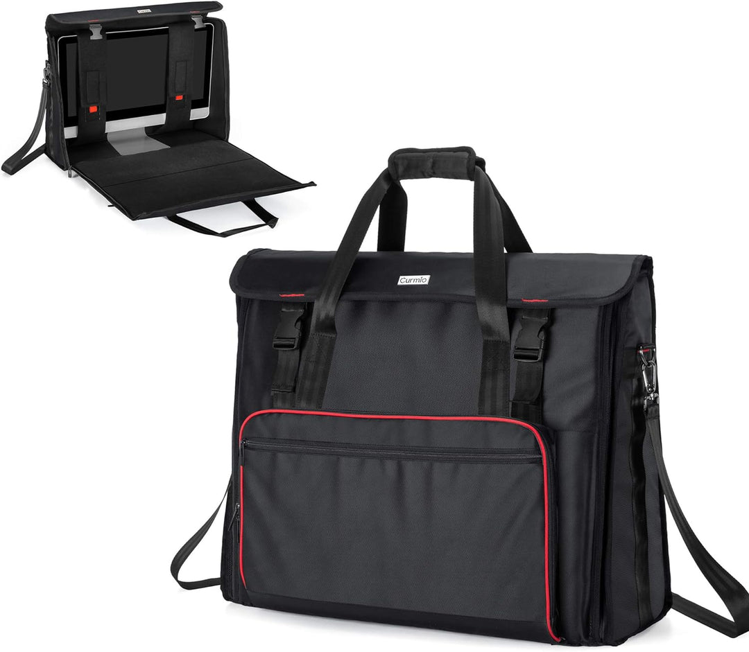 CURMIO Reisetasche für iMac, 27 Zoll Display-Computer Tragetasche, Aufbewahrungstasche für PC, Monit